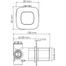 Переключатель на 2 положения WASSERKRAFT A312