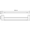Полотенцедержатель WASSERKRAFT GLAN K-5140