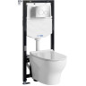 Система инсталяции с унитазом WASSERKRAFT ALLER 10TLT.010.ME.CH02.H001