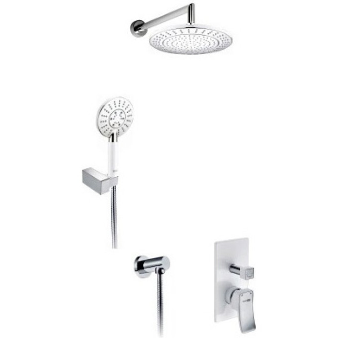 Встраиваемый комплект для душа WASSERKRAFT A16067WHITE